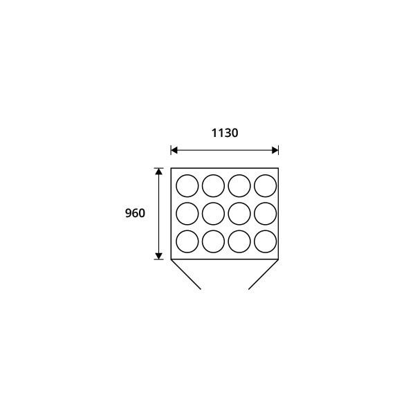 Box de stockage de bouteilles de gaz en acier galvanisé - sécurité anti-effraction - capacité 9 à 12 bouteilles_0