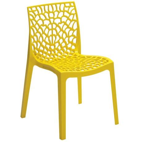 CHAISE DE TERRASSE SAPHIR JAUNE