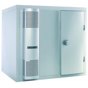Chambre froide 2340 x 2340 - rayonnage et groupe - Smart 100 négative - complète avec rayonnage inclus_0