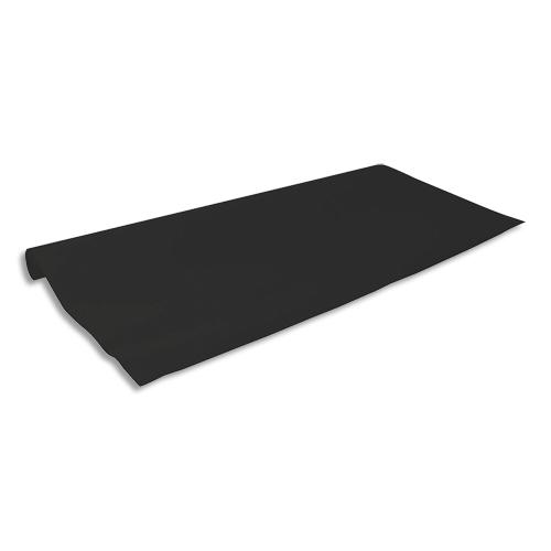Clairefontaine rouleau papier kraft couleur vergé 65g format 3x0.70m, coloris noir_0