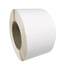 Étiquette autocollante pour imprimante - 90x70mm - papier couché mat blanc - bobine de 1000 étiquettes - mandrin 76mm_0