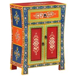 Helloshop26 - Buffet bahut commode armoire meuble de rangement organisateur cuisine salle de séjour salon peint à la main 54 x 30 x 02_0036189 - 300_0
