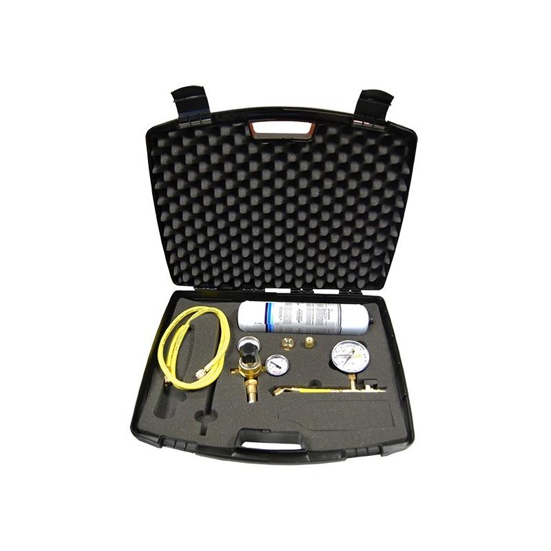 Kit de détection de fuites avec bouteille d'azote - manomètre, régulateur de pression et accessoires - ftcs13528fa_0