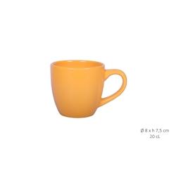 Lot de 12 Tasse Cafe Gm Moutarde 20cl-Gres Maitre Chef - GRESTA017_12_0