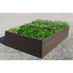 Mini jardin en 100 % plastique recyclé - Résistant à l'humidité - Planches ép. 2,8 cm_0