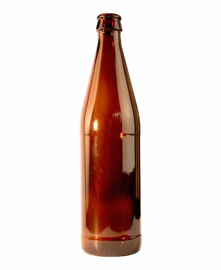 Bouteille en verre - bière 500ml Pivot - ambre - diamètre 68,4 mm et hauteur 259,4 mm_0