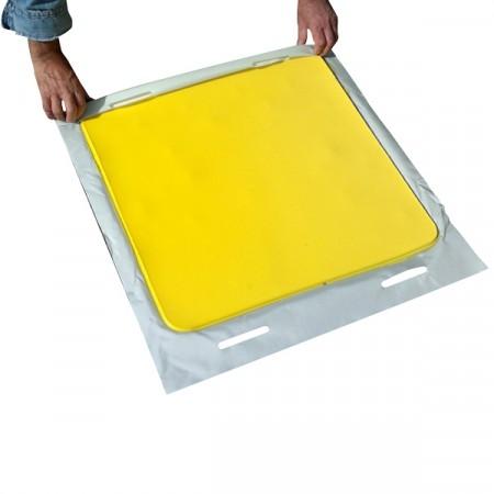 Plaque d'obturation carrée en polyuréthane réutilisable_0