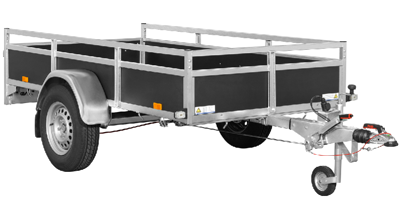 Remorque bagagère freinée - 2,55 X 1,33 M - 1300 KG - SARIS CLASSIC WOOD BMG135_0
