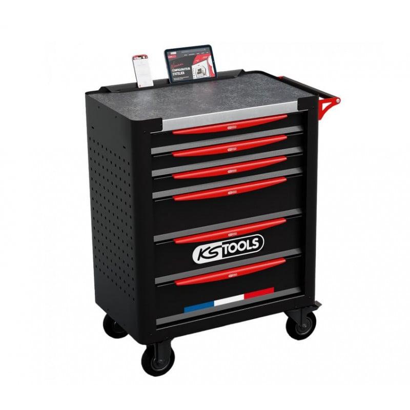 Servante 6 tiroirs fabriquée en France - KSTOOLS | 824.0006F_0