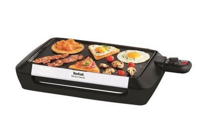 Tefal - CB670801 - Plancha électrique Silvermania - Surface 37,5x24 cm - Thermostat réglable - 1600 W_0