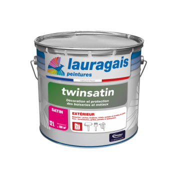 Peinture anti-corrosion pour métaux et boiseries - Glycérophtalique - Réf. AG01187 - Twinsatin - LAURAGAIS_0