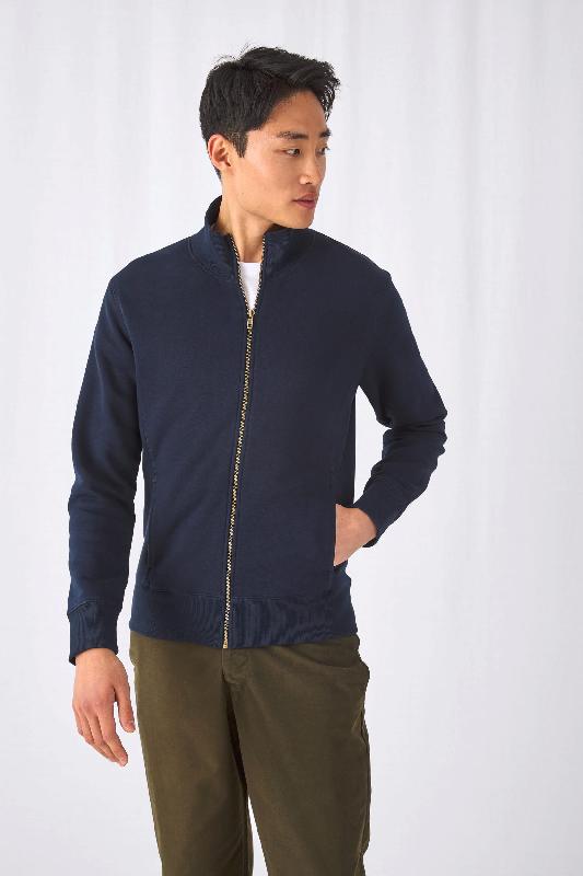 Veste de travail zippée Spider - Réf: CGWM646 - B&C - Molleton gratté 80% coton / 20% polyester_0