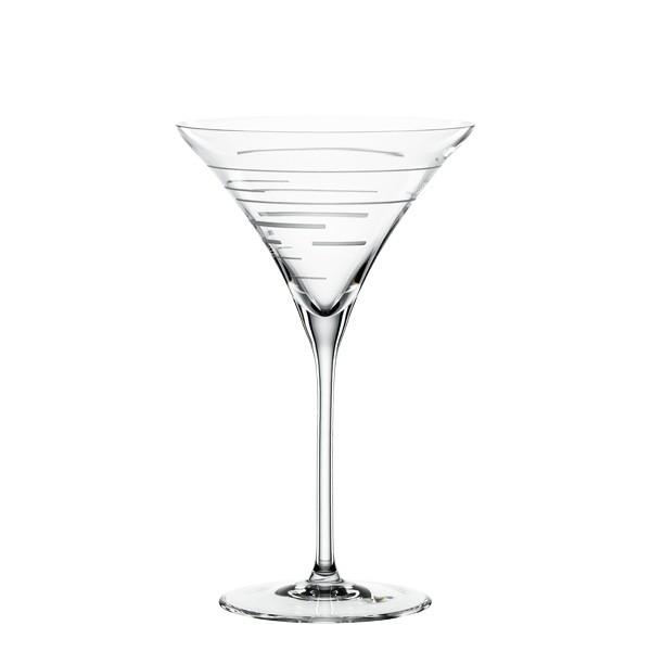 2 coupes de cristal à cocktail Martini Lines Signature Drinks_0