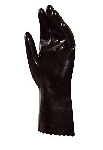 Gants de protection chimique Mapa Professional Fluonit 468 - taille 8 - fluoroélastomère noir - contrôle de l'usure_0