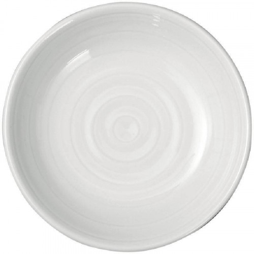 ASSIETTES À BEURRE EN PORCELAINE BLANCHE INTENZZO Ø 90 MM - LOT DE 4