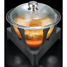 Bain-marie design - Vitrocéramique - 8L - 500W - Économie d'énergie 40%_0