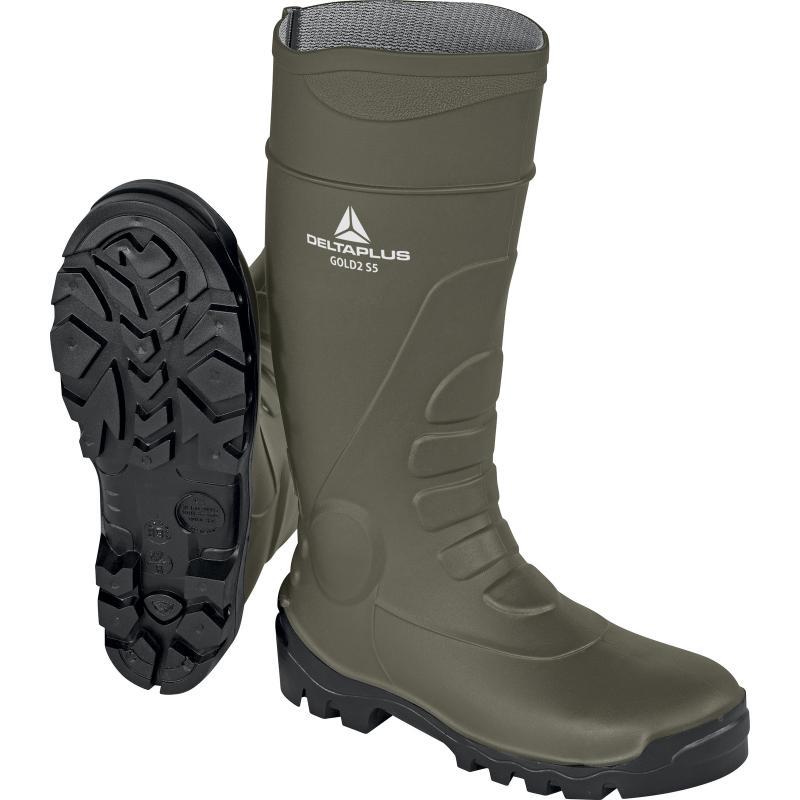 Bottes de sécurité en PVC Flex - Gold2S5 avec embout et semelle en acier inoxydable_0