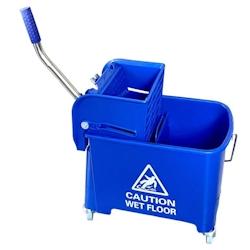 Chariot de ménage compact double seau - Tampel - bleu 3591683349014_0