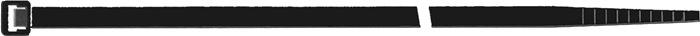 Collier de câblage SAPISELCO SEL.FIT - longueur 200 mm, largeur 4,5 mm, polyamide 6.6 noir, 100pcs/sachet_0