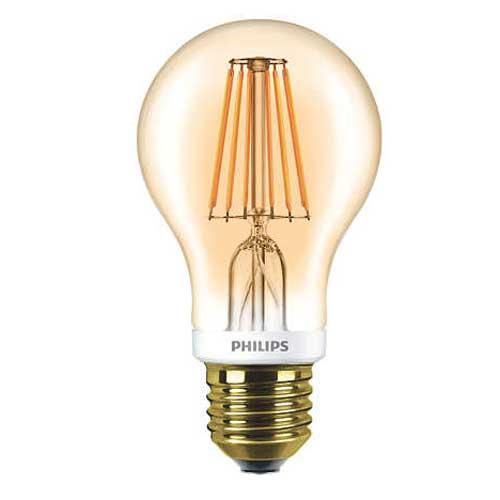 Ampoule LED standard E27 - effet filament 8W=60W, 2700K / 827, dimmable 230V - Philips_0