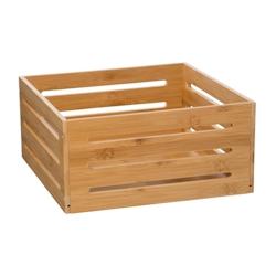FIVE Boite de Rangement carrée en Bambou 31 x 31 cm - beige 3560237559216_0