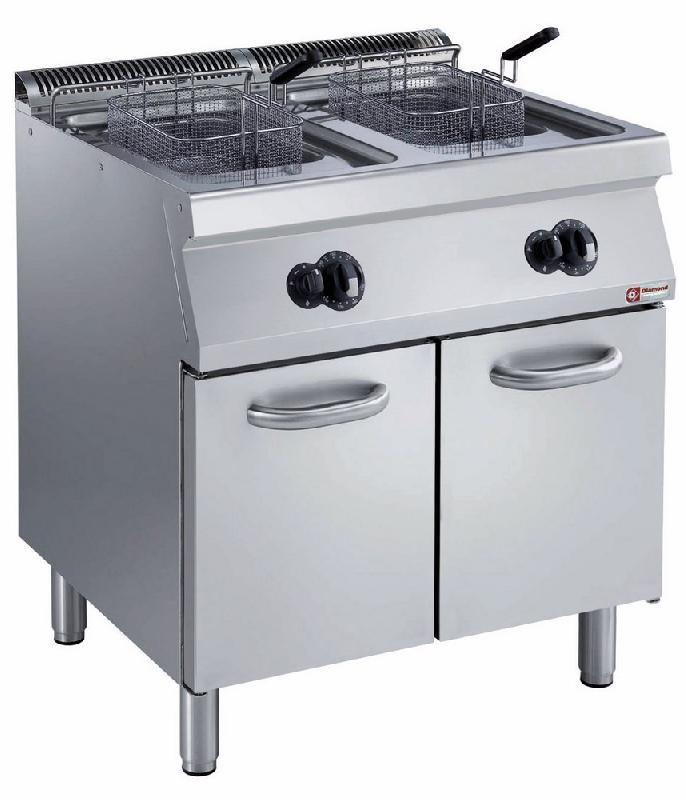 Friteuse professionnelle gaz cuve y 2x15 lt bruleur exterieur sur arm - G17/F30A8-N_0