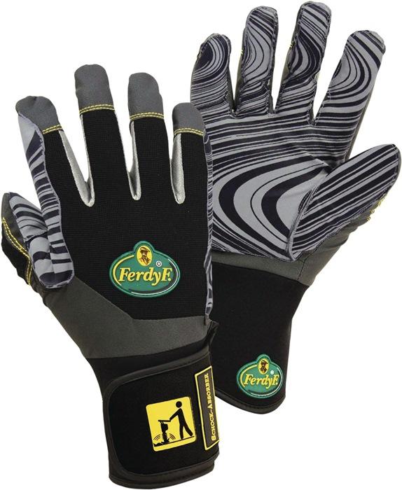 Gants anti-vibration Schock Absorber taille XL noir/gris Élasthanne / EVA EN 388, EN ISO 10819 catégorie EPI II LEIPOLD+Dà-HLE_0