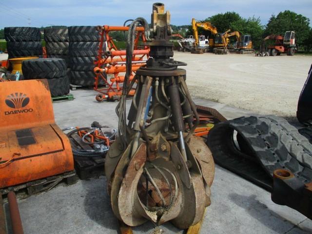 Grappin à ferrailles - Æ/650 - 5 griffes indépendantes avec rotator hydraulique_0