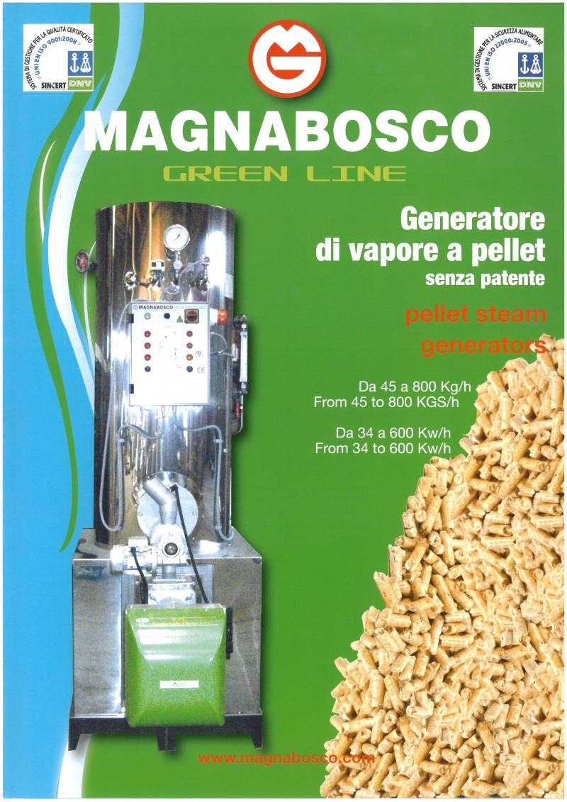 GVR P - Générateur de vapeur au pellet - Magnabosco - Production de 45 à 800 Kg/h_0