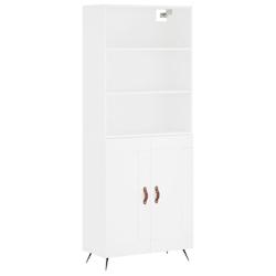 Helloshop26 - Buffet bahut commode armoire meuble de rangement organisateur cuisine salle de séjour salon haut 69,5 x 34 x 180 cm 02_0032678 - 300021_0