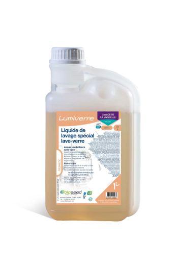 Lumiverre liquide lave-verre desinfectant javel non parfume -   1l doseur - a301_0