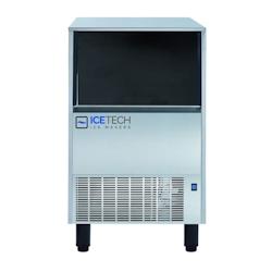 Machine à Glaçon Creux -Production de 22 à 122 kg/jour - Condenseur a AIR - Icetech - l59.3- L- P55.7- h93.4- Acier Inoxydable - 0650414853305_0