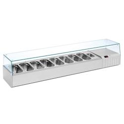 METRO PROFESSIONAL Vitrinette réfrigérée GN 1/3 69 L, 129W - acier 10309313-0G0_0