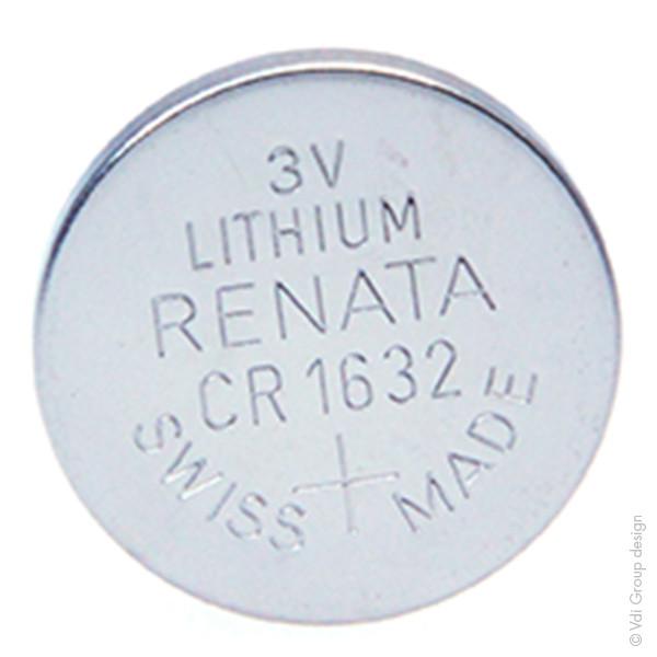 PILE BOUTON LITHIUM BLISTER CR1632 RENATA 3V 125MAH_0