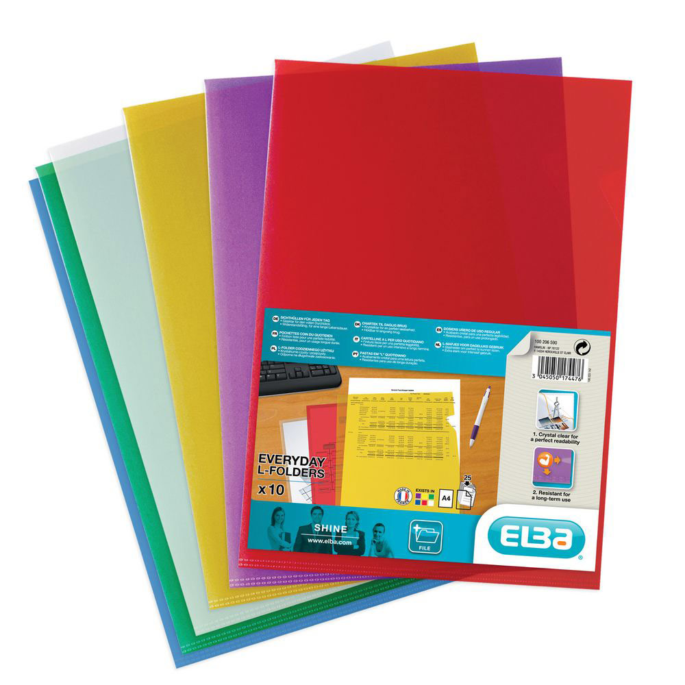 POCHETTES COIN ELBA - PP LISSE 12/100E - COLORIS ASSORTIS - SACHET DE 10