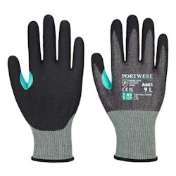 Portwest - Gants anti coupures en mousse nitrile VHR18 noir Noir Taille 8 - 5036108362431_0