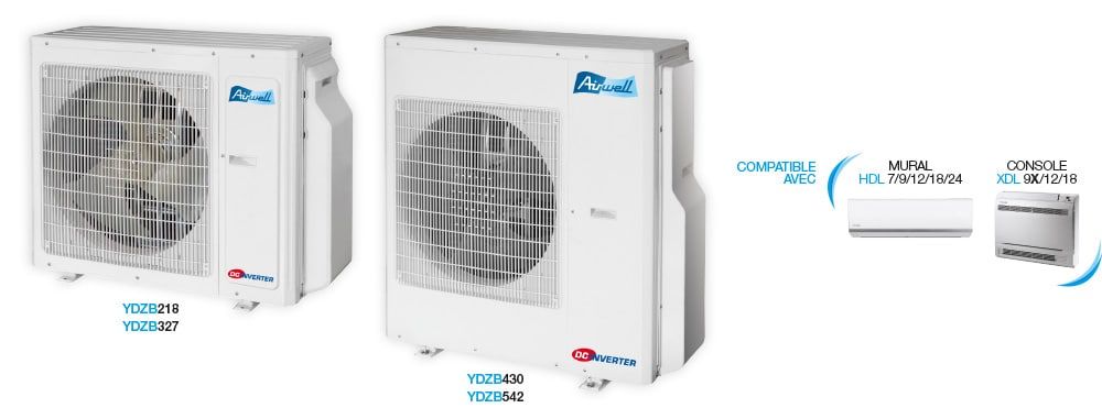 Ydzbgroupes de climatisation & unités extérieures - eniem - multisplit jusqu'à 5 sorties_0