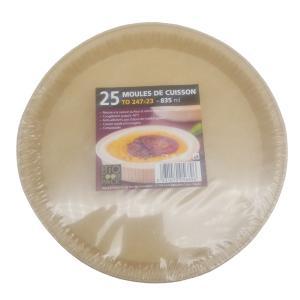 25 MOULES CUISSON PAPIER 247 MM
