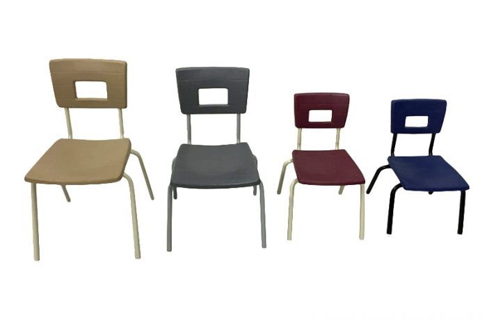 3010a - chaises empilables - alpha tabco - hauteur du siège 10