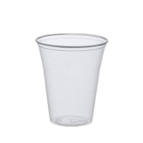 75 GOBELETS PAPSTAR, PS, 0,4 L, Ø 9,5 CM X HAUTEUR : 12 CM TRANSPARENT AVEC BORD EN MOUSSE