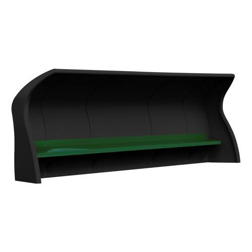 ABRI DE TOUCHE MONOBLOC NOIR - ASSISE BANC