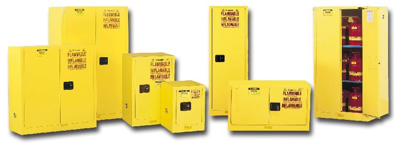 Armoire de sécurité FM pour inflammables - portes automatiques, en acier double paroi_0