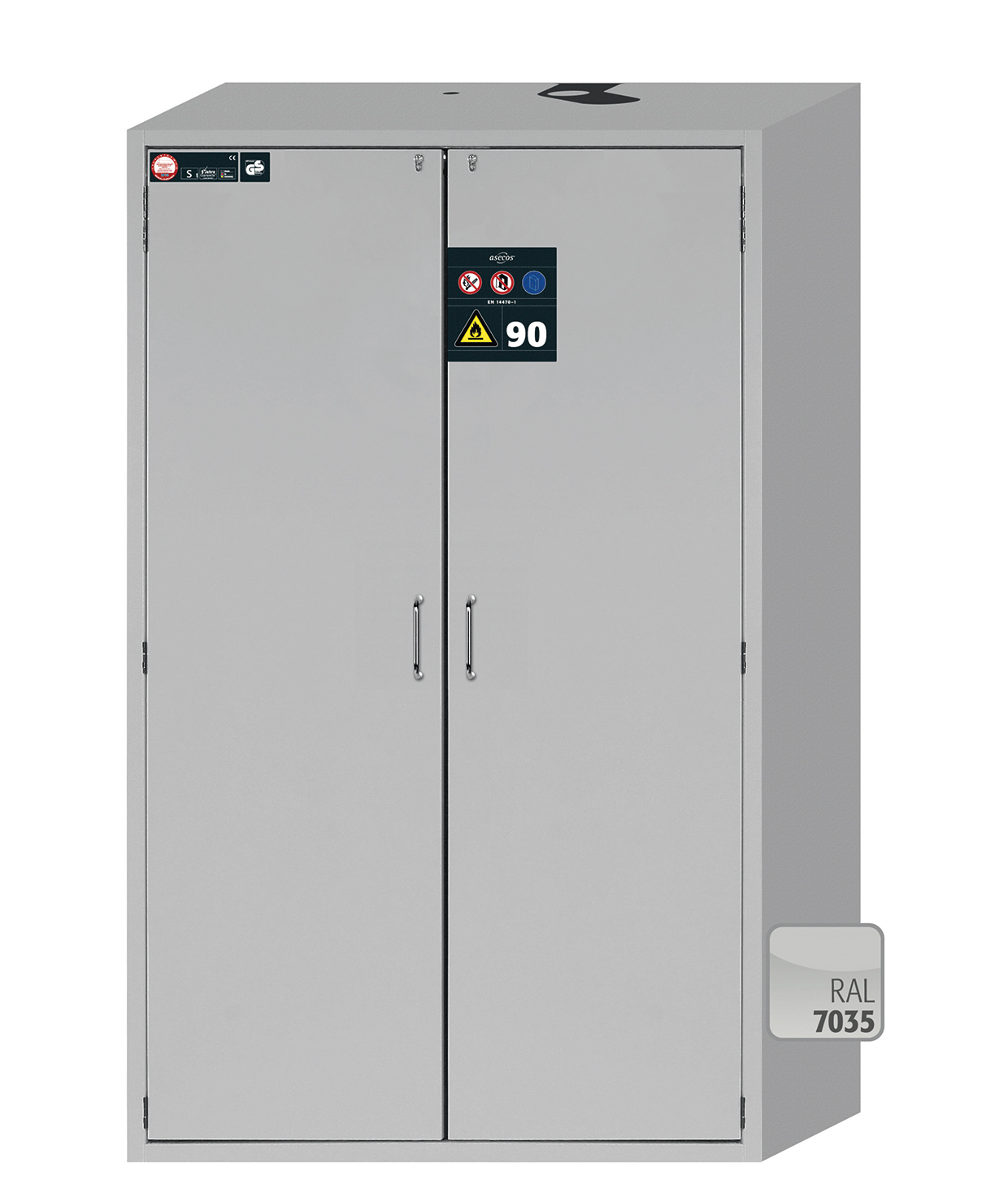 Armoire de sécurité S-CLASSIC-90 modèle S90.196.120.WDAS - Réf 30116-001-33726 - Type 90 pour stockage de substances inflammables_0