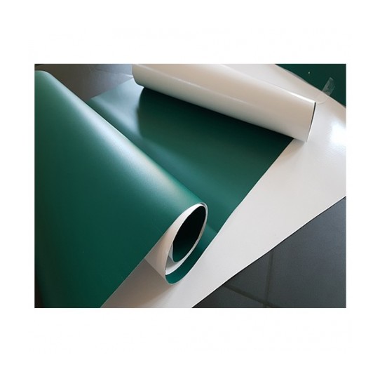 BÂCHE CAMION 720 MICRONS - VERT BLANC, L 10 M, LARG 17 M - VERT / BLANC
