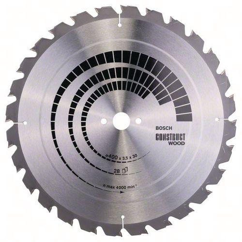 BOSCH 1 CONSTRUCT WOOD POUR SCIES CIRCULAIRES DE TABLE (POUR BOIS AVEC CLOUS)