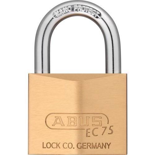 CADENAS À CLÉ - LAITON MASSIF - 30 MM - 75/30 - 2 CLÉS ABUS