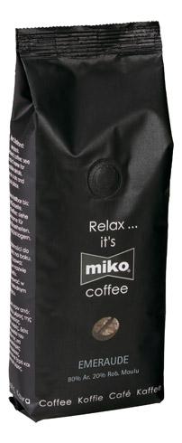 CAFÉ MIKO EMERAUDE MOULU - PAQUET DE 1 KG - MIKO