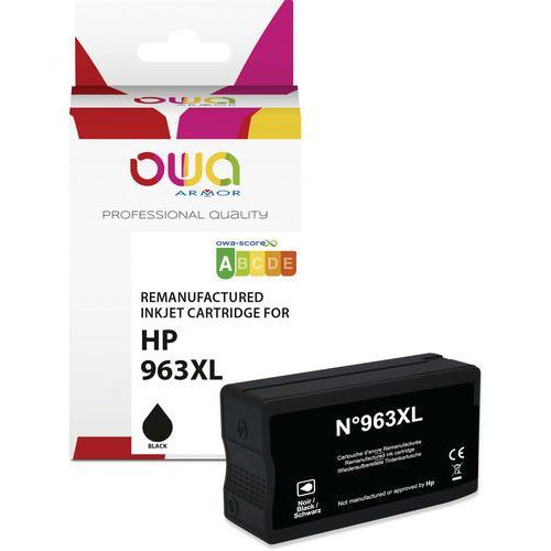 CARTOUCHE D'ENCRE REMANUFACTURÉE HP 3JA30AE - NOIR