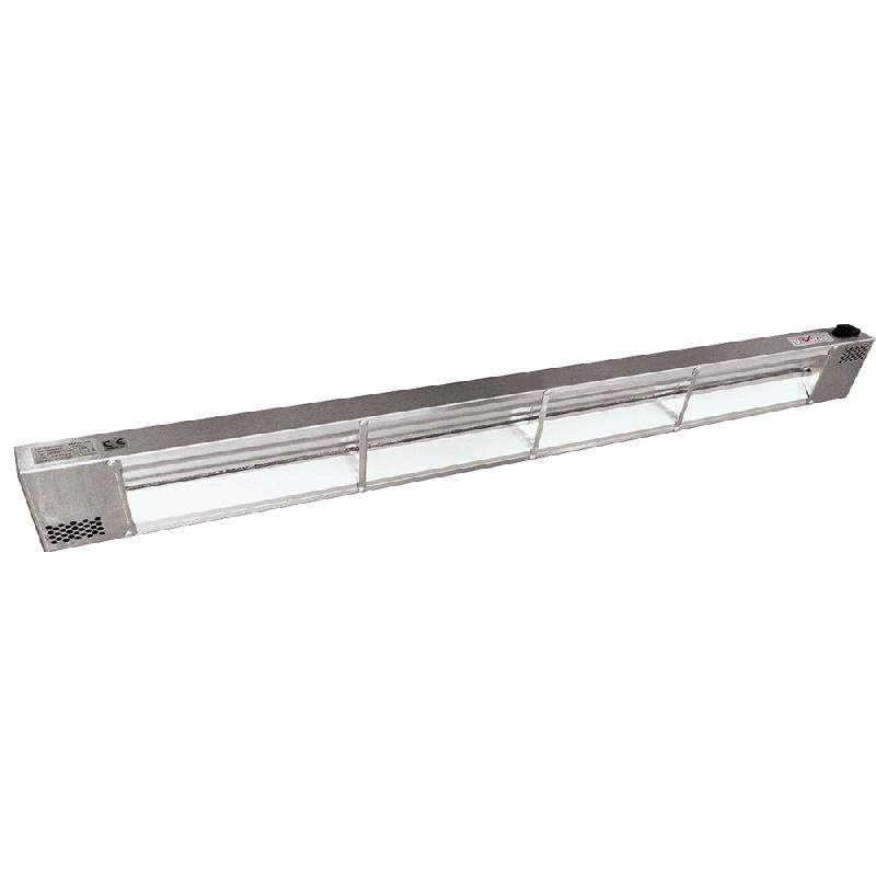 Chauffe-mets - interrupteur on/off dim. 1250x150xh60 - PWR-C125-OF_0