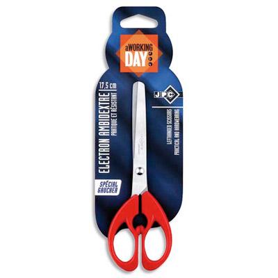 CISEAUX WONDAY ELECTRON - 17CM LAME INOX - BOUTS POINTUS - VERSION GAUCHERS